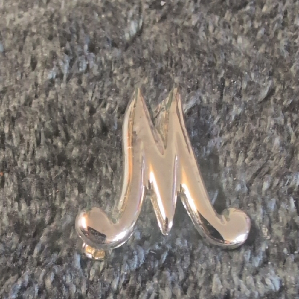 VTG  Sterling Initial Script M